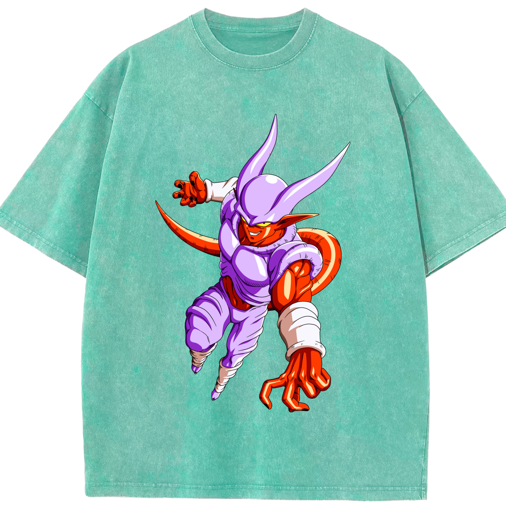 （画像用） ドラゴンボール ジャネンバ DRAGON BALL Janemba 綿100% ヴィンテージ風 半袖Tシャツ（フロントプリント）